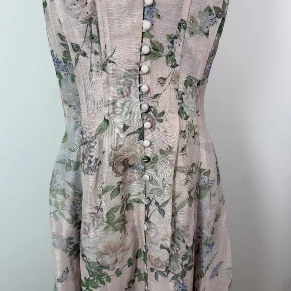 Camilla corset dress with long flared skirt - Picture 10 of 16